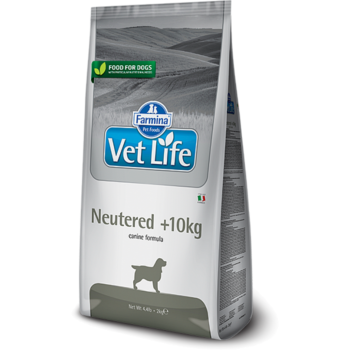 Лечебный сухой корм для стерилизованных собак весом свыше 10кг FARMINA VET LIFE DOG NEUTERED 33/10