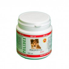 POLIDEX POLIVIT-CA PLUS с кальцием для щенков всех пород, беременных и кормящих собак