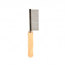 TRIXIE 2391 Расческа с деревянной ручкой со средним зубом
